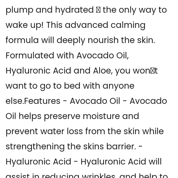 JAMES sweet dreams overnight mask New - Picture 6 of 7